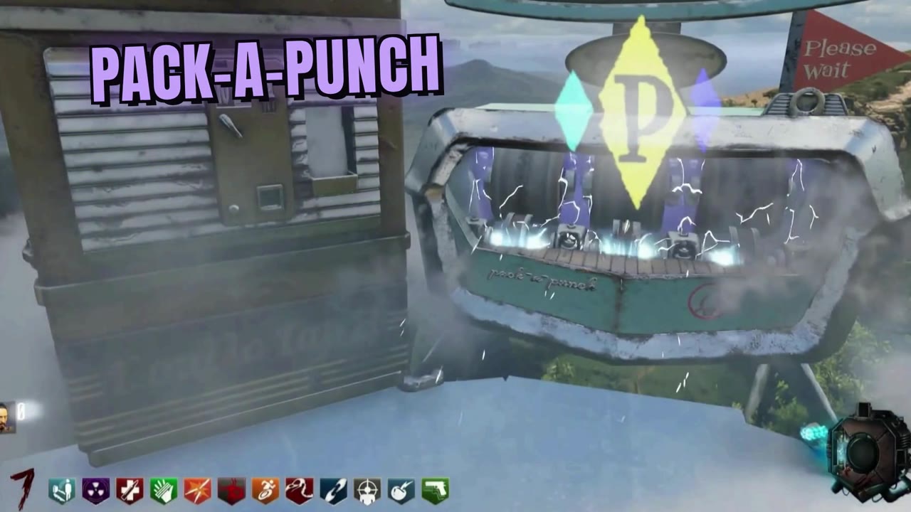 The smallest map intro, the Pack-a-Punch machine